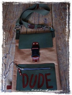 Handmade Leather Bag - Dude