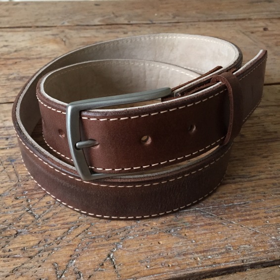 Handmade Brown leather belt